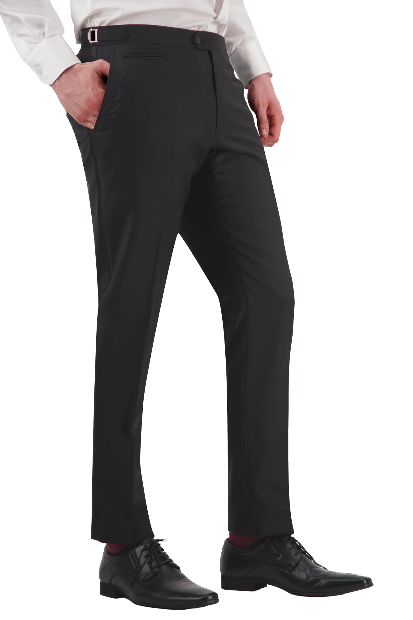 Jotham D9-Black Dinner Trouser 3 Jotham D9-Black Dinner Trouser