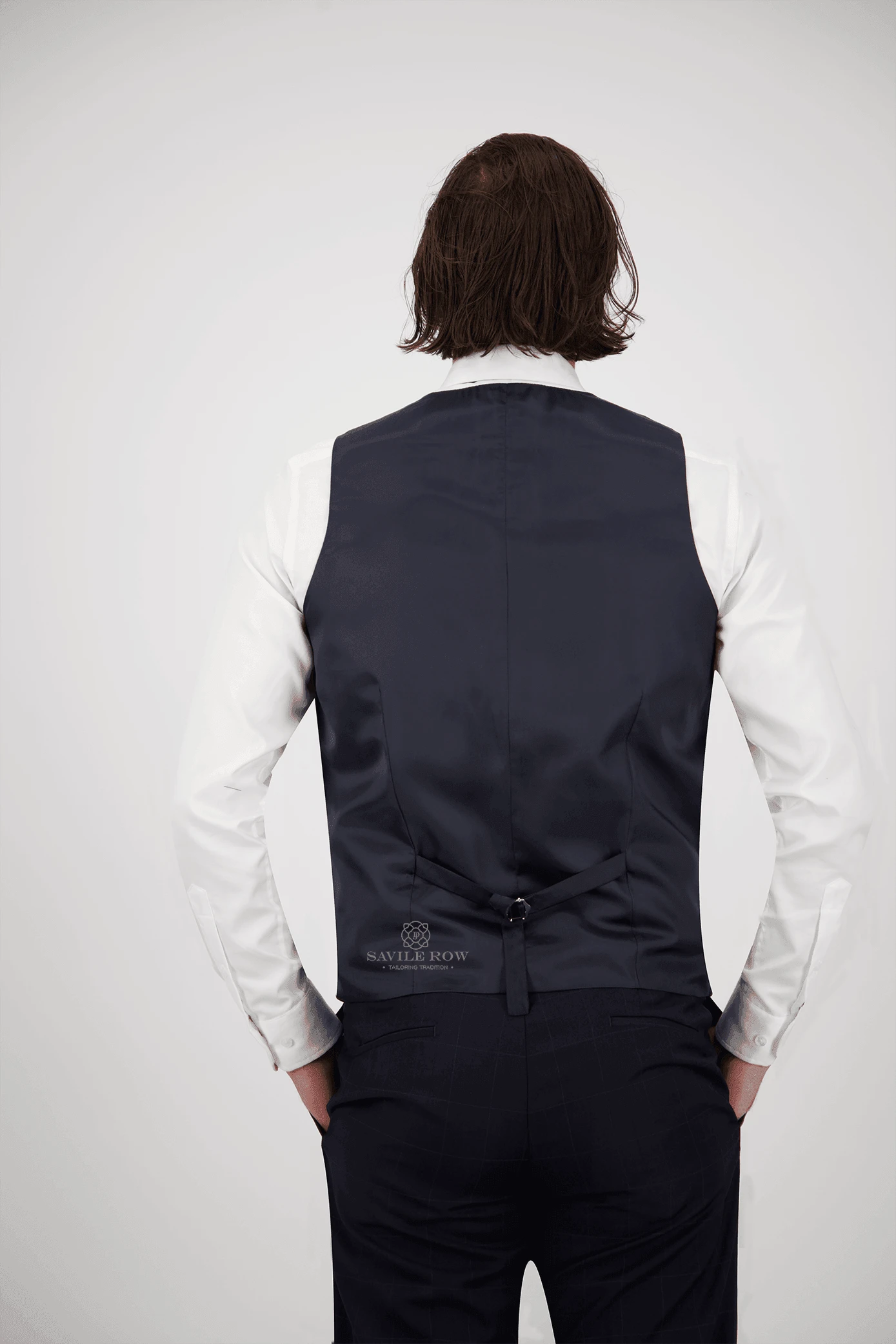 FW7- Saul Waist Coat-Navy 4 FW7- Saul Waist Coat-Navy - Image 2