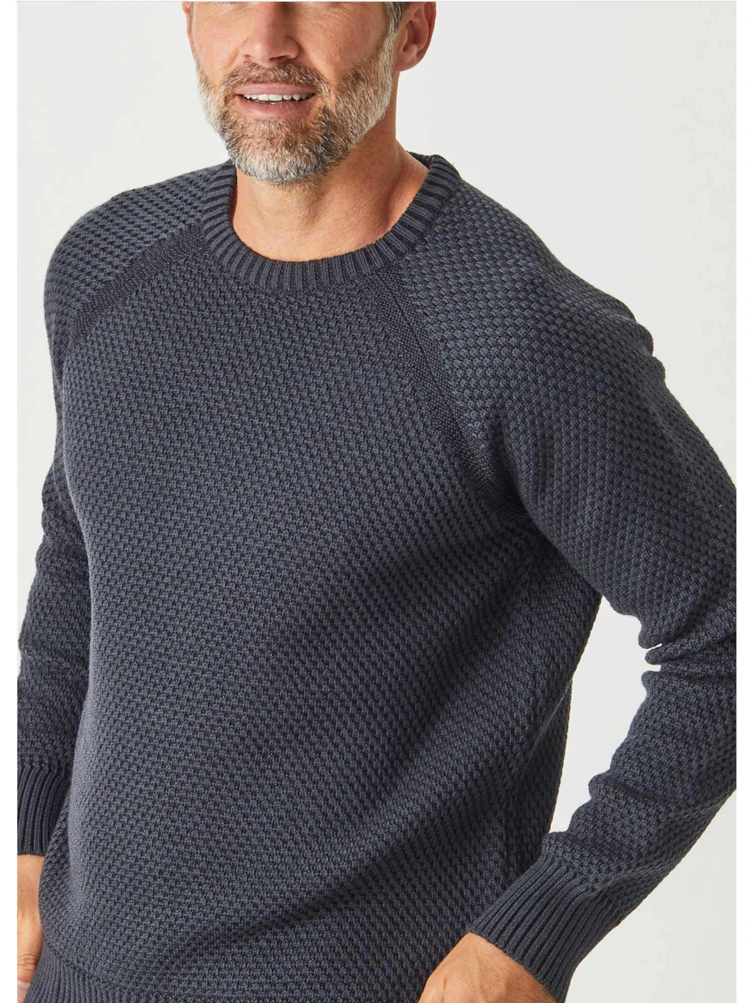 Merino Moss Stitch Crew-2175Mo 8 Merino Moss Stitch Crew-2175Mo - Image 6