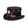 Timekeeper 5" Wool Felt Top Hat 1 Timekeeper 5" Wool Felt Top Hat -Harrys 22060 BLACK 600x600 1