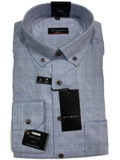 Eterna 8164M-12 Modern Fit- Blue Check