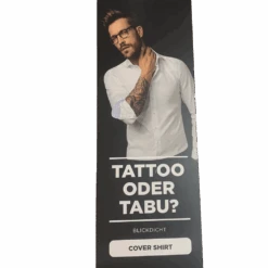 Eterna 8817-00-Slim Fit- Blackout Tattoo White