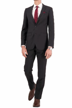 D5-Charcoal Abram Jacket-Pure Wool 7 D5-Charcoal Abram Jacket-Pure Wool -Harrys ABRAM D5 CHARCOAL FULLBODY