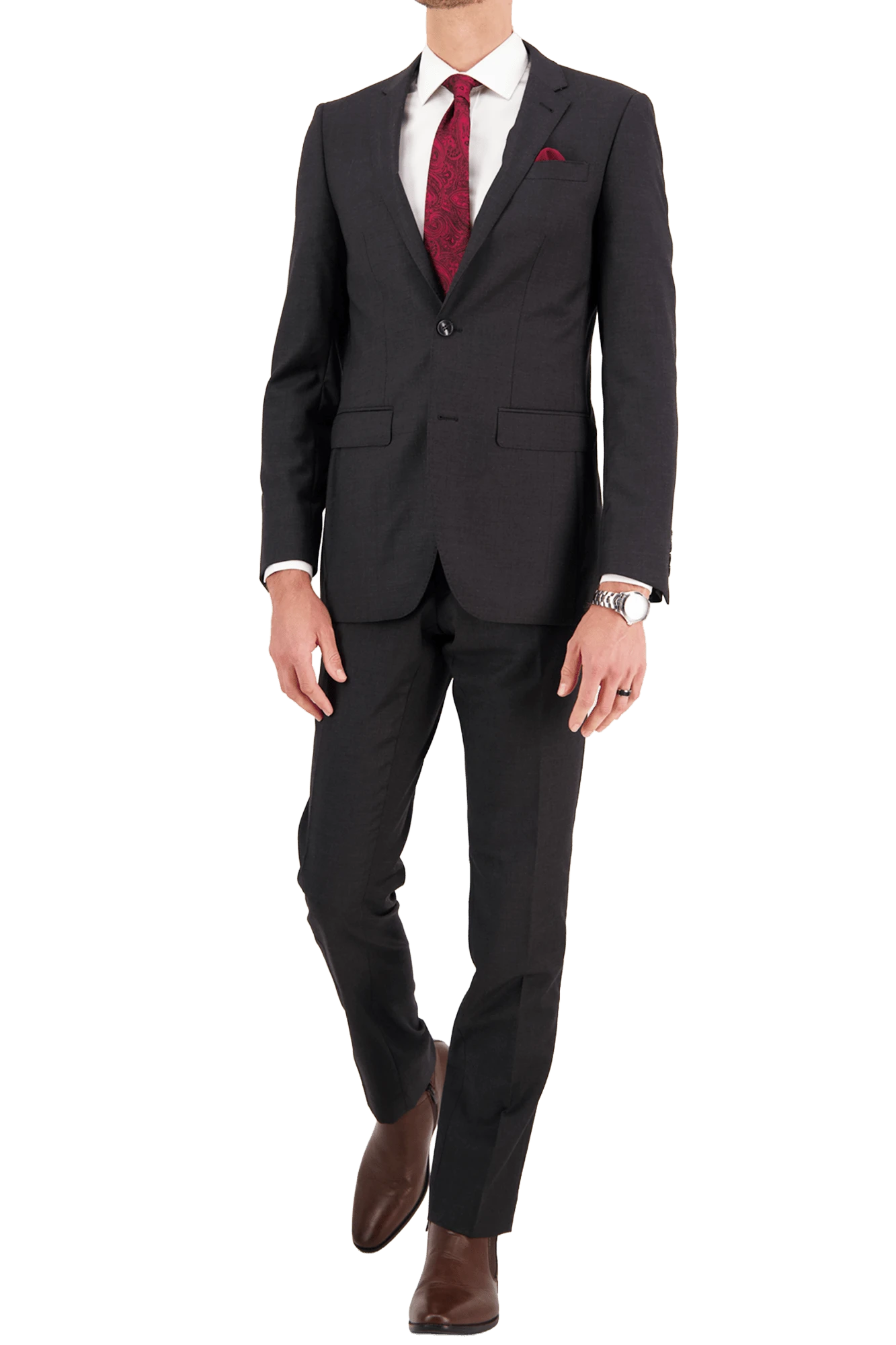 D5-Charcoal Abram Jacket-Pure Wool 4 D5-Charcoal Abram Jacket-Pure Wool - Image 2