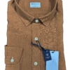 Brooksfield BFS1042 -Casual Linen Blend Shirt L/S -Harrys BFS1042 Rust