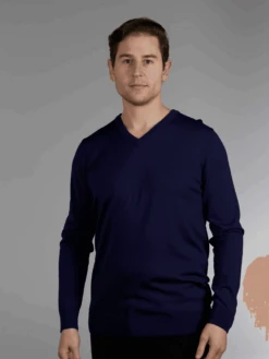 Classic V Neck Pullover Rust BL9524 -Harrys BL9524Blue 1