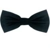 Satin Black Bow Tie