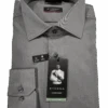 Eterna 8817/35 Dark-Grey Business L/S Modern Fit Shirt -Harrys Grey