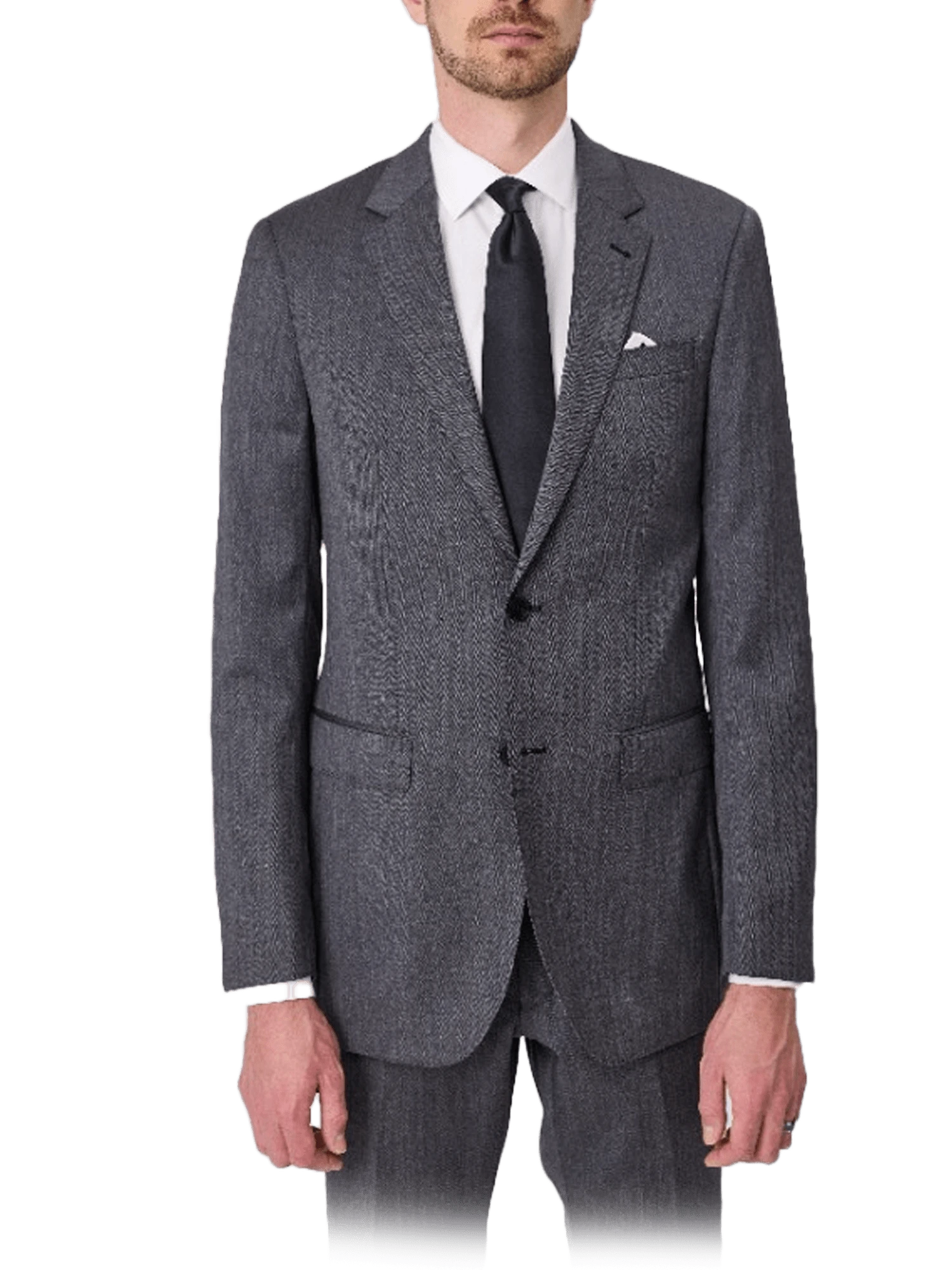 Tasmanian Wool Suit Jacket-Herringbone 3 Tasmanian Wool Suit Jacket-Herringbone