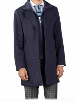 JARED REMOVABLE COLLAR COAT 13 JARED REMOVABLE COLLAR COAT -Harrys JARED OC3 NAVY e76659ea 5404 4dc8 9355 81021c8c6d2f