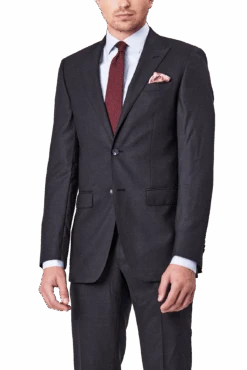 Jed Tasmanian Jacket-Charcoal-X5 -Harrys JED X5 CHARCOAL RIGHTSIDE