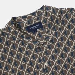 Amalfi - Cuban Collar Short Sleeve Shirt JHS570 -Harrys JHS570Amalfi 1