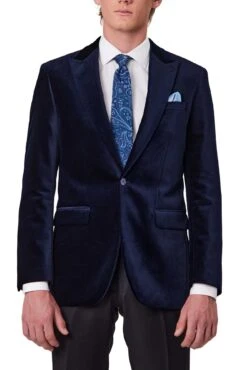 Jonah-JV9 Velvet Sports Coat 8 Jonah-JV9 Velvet Sports Coat -Harrys JONAH JV7 NAVY FRONT