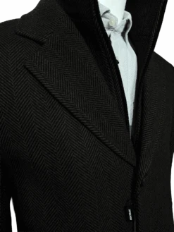 JARED Overcoat In Pecan & Ash -Harrys Jared Ash 1