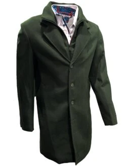 JARED REMOVABLE COLLAR COAT 11 JARED REMOVABLE COLLAR COAT -Harrys Jared Olive f59bdb86 5239 4611 95ea 85526c707f17