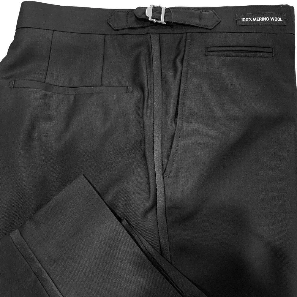 Jotham D9-Black Dinner Trouser 4 Jotham D9-Black Dinner Trouser - Image 2