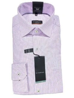 Eterna 4804/91 Pink Check Business L/S Modern Fit Shirt