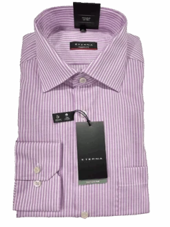Eterna 8207/91 Pink Stripe Business L/S Modern Fit Shirt