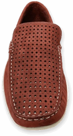 Ferracini Harley Casual Loafers-Red -Harrys Red Harley2