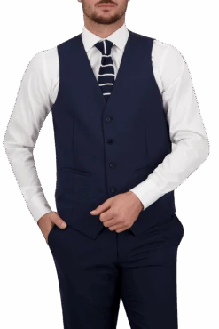 B7-Navy Saul Waist Coat