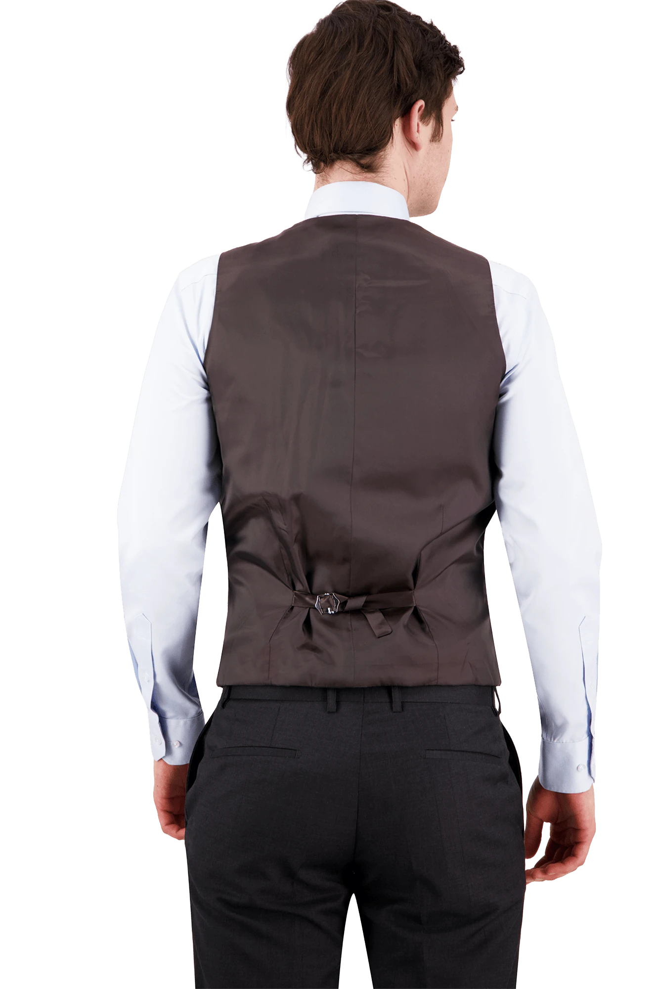 D5- Charcoal Saul Waist Coat 4 D5- Charcoal Saul Waist Coat - Image 2