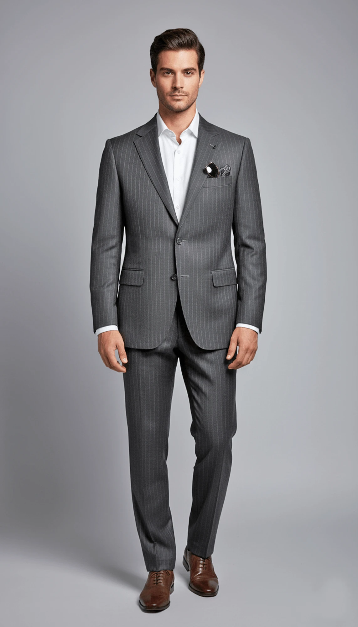 SW7-Charcoal Abram Pin-Stripe Suit Jacket |Harrys For Menswear 3 SW7-Charcoal Abram Pin-Stripe Suit Jacket |Harrys For Menswear