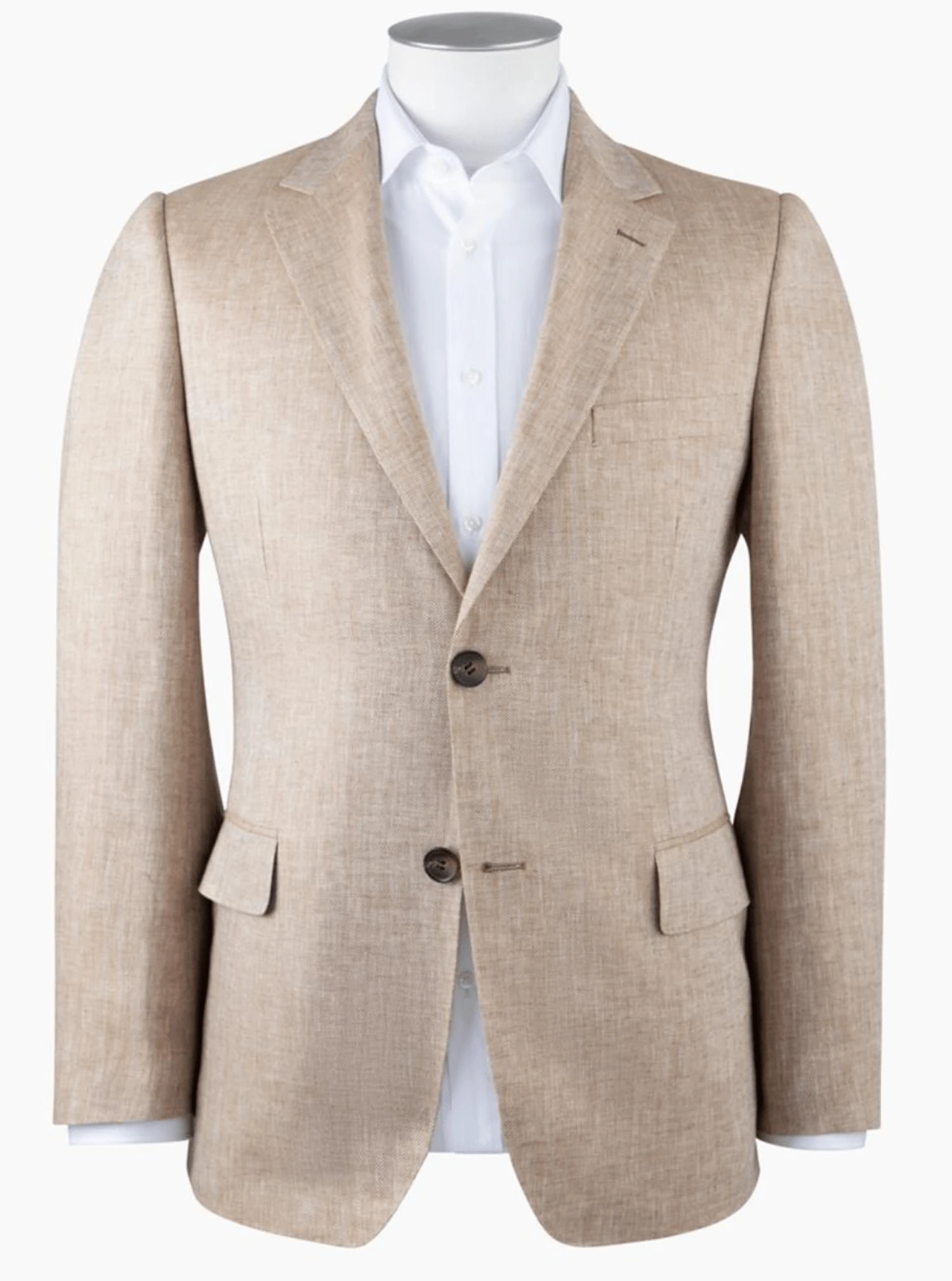 Cooper Beige Linen Herringbone Sports Coat 3 Cooper Beige Linen Herringbone Sports Coat